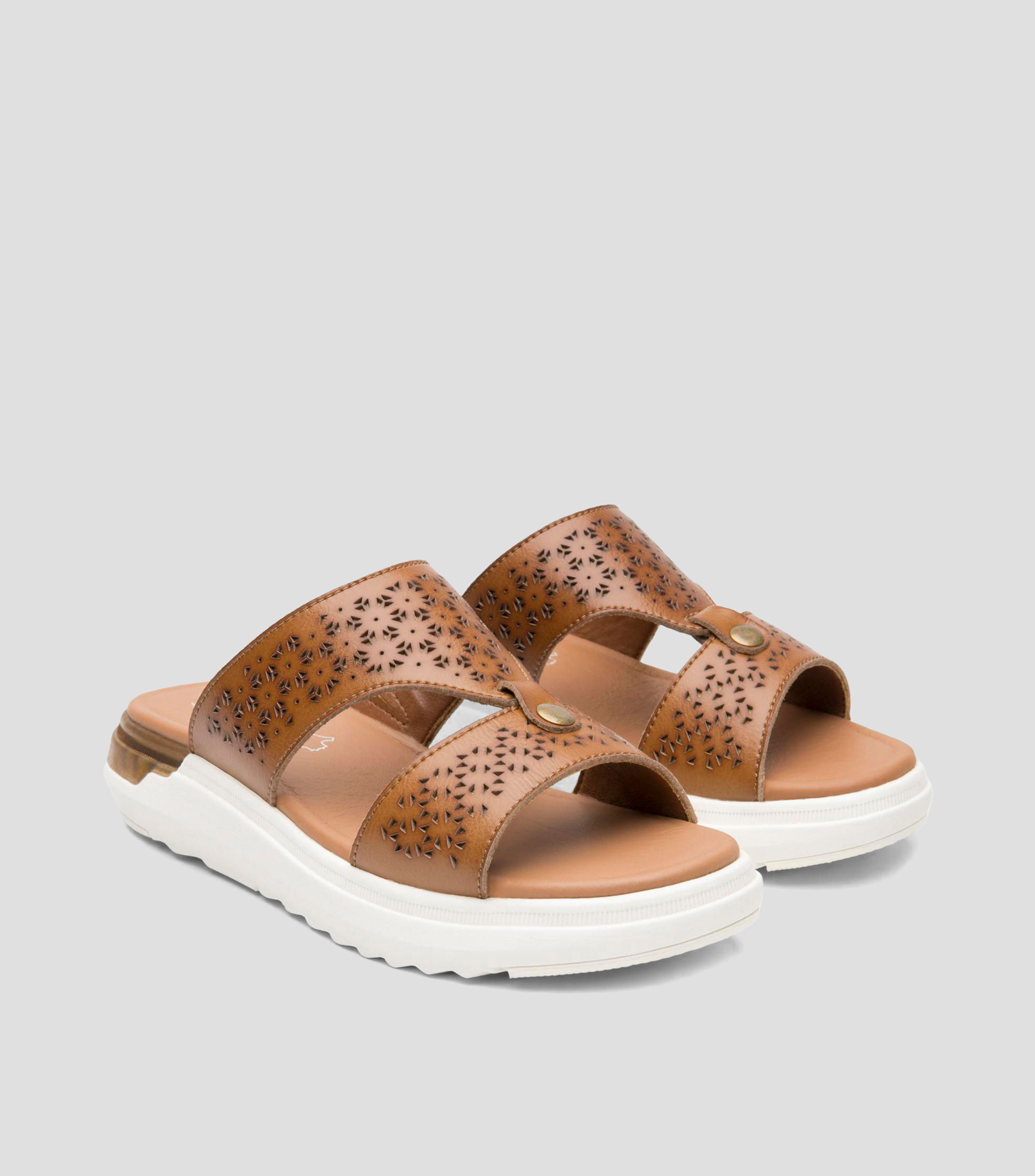Sandalias planas con plataforma Fraga Mujer